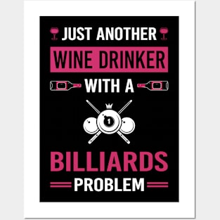 Wine Drinker Billiards Posters and Art